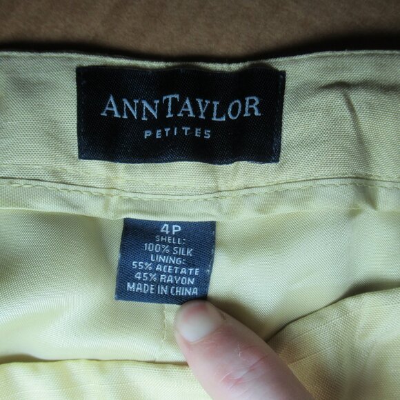Vintage Ann Taylor Silk Two-Piece Set | Size 4 Petite - Picture 14 of 16